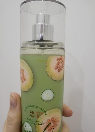 Парфюмированный спрей, мист cucumber melon bath &amp; body works,2 фото