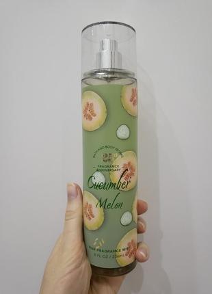 Парфумований спрей, міст cucumber melon bath&body works,