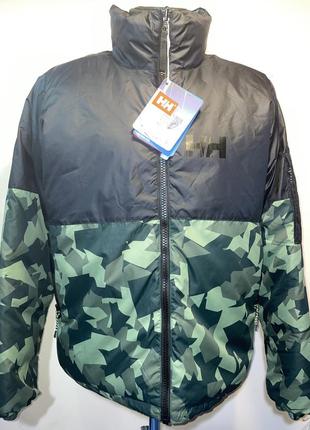 Зимняя двухсторонняя куртка helly hansen (size l)