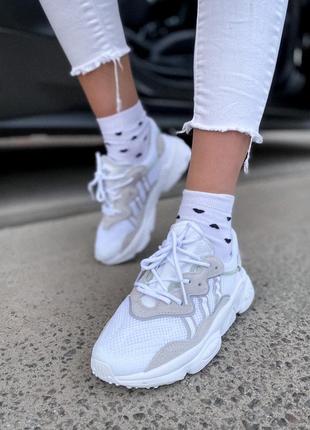 Кросівки adidas  ozweego white кроссовки7 фото