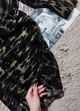 Шикарна сукня zara з оксамитовим принтом/плаття8 фото