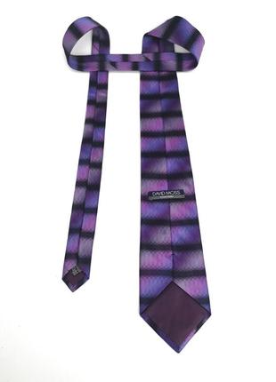 Краватка з перламутровим відливом david moss, англія, шовковий!7 фото