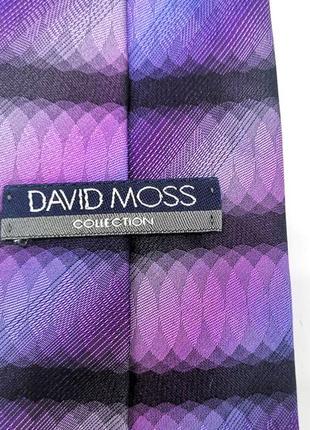 Краватка з перламутровим відливом david moss, англія, шовковий!9 фото