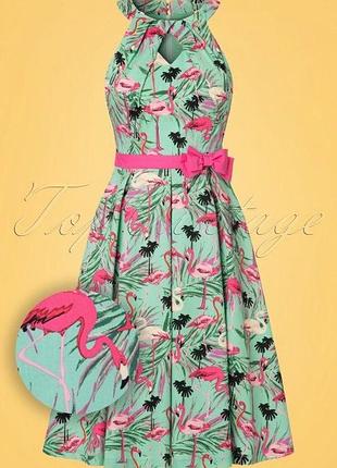 Сукня з фламінго pin up belle poque