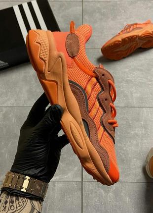 Кроссовки adidas ozweego orange кросівки