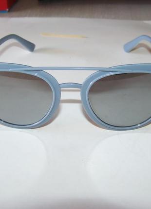 Распродажа солнцезащитные серые очки с серебряным зеркалом и покрытием антирефлекс4 фото