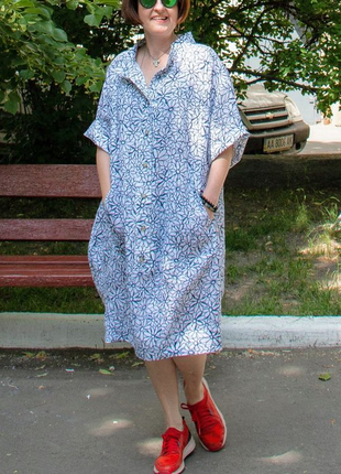 Супер-платье из льна, лёгкое, комфортное от украинского бренда zosya yanishevska