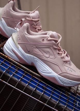 Кросівки nike m2k tekno pink🏆 кросівки