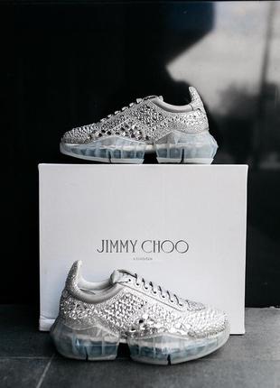 Кросівки jimmy choo crystal diamond кросівки3 фото