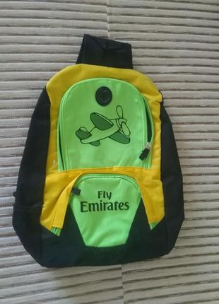 Рюкзак детский emirates + подарок