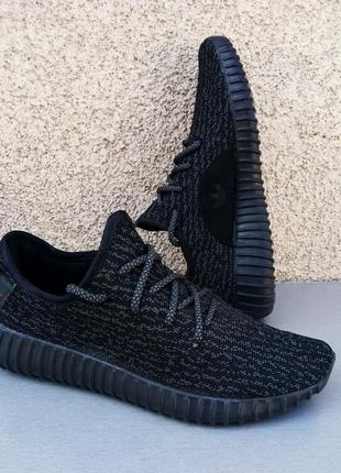 Adidas yeezy кроссовки женские черные размер 40