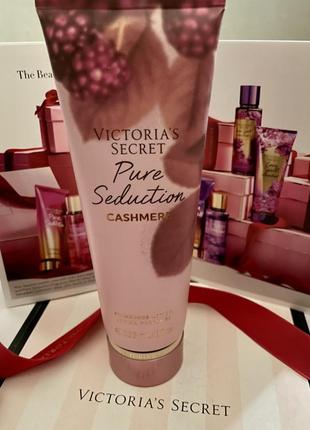 Парфюмированный лосьон для тела victoria's secret pure seduction cashmere fragrance lotion