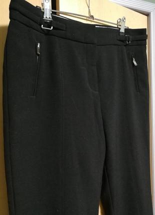 Черные укороченные брюки f&f4 фото