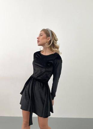 Стильное бархатное платье. изумрудное платье и черное платье10 фото