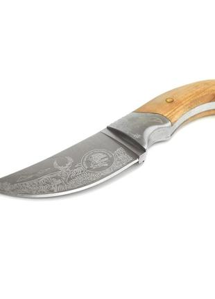 Нож для кемпинга sc-815, brown, чехол