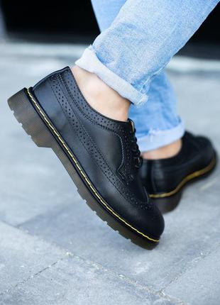 Туфлі мокасины dr.martens 1461 low (retro) мокасини туфли