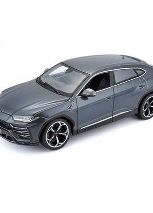 Автомодель - lamborghini urus (сірий металік, 1:18)