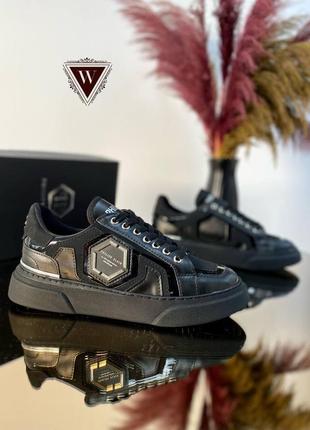 Кросівки philipp plein/філіпп плейн чорний