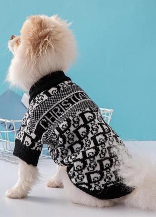 Светр dior, преміум'якості для собак і кішок, теплий светр, кофта для хатніх тварин