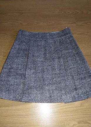 Max mara теплая шерстяная юбка