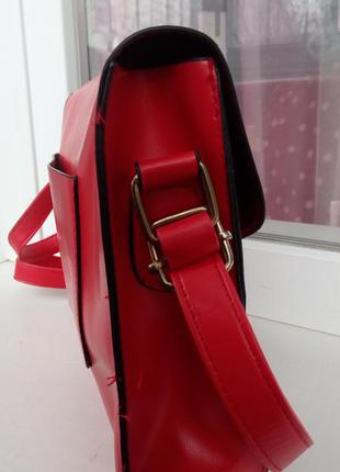 Стильная дизайнерская сумка-почтальонка natalie andersen.4 фото