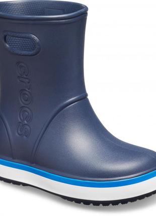 Резиновые сапоги детские crocs kids After rain boot navy / bright cobalt 9/26/16.5 см