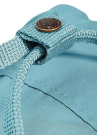 Міський рюкзак ніжного блакитного кольору3 фото
