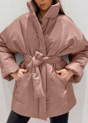Жіноча зимова коротка тепла балонова куртка,женская зимняя тёплая балоновая куртка2 фото