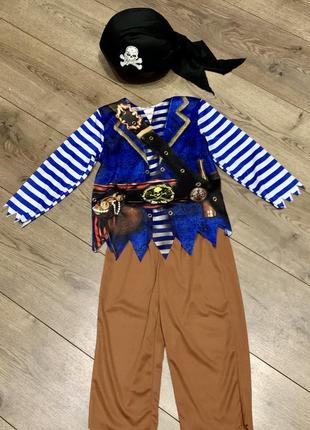 Карнавальный костюм пирата (джек воробей) разбойника с шапкой f&f (англия)1 фото