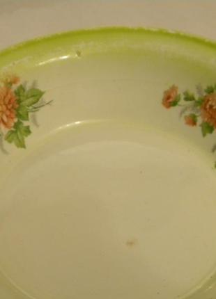 Антикварная тарелка блюдо салатник усср буды 1940 годов3 фото