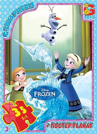 Пазли тм "g-toys" із серії "frouzen" (льодяне сердце), 35 ел., шт