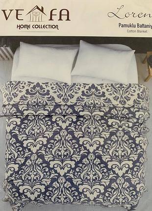 Плед без бахромы туречица мягкий и нежный на ощупь