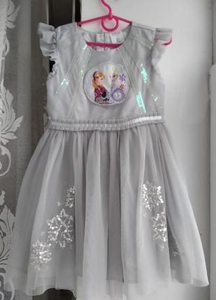 Disney платье нарядное новогоднее 5-6 лет 116 см1 фото