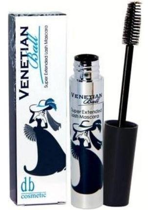 Туш для вій dark blue cosmetics venetian ball super extended lash mascara  8мл