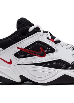 Кроссовки nike m2k tekno white black red - av4789-104