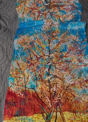 Шалик-картина шовк