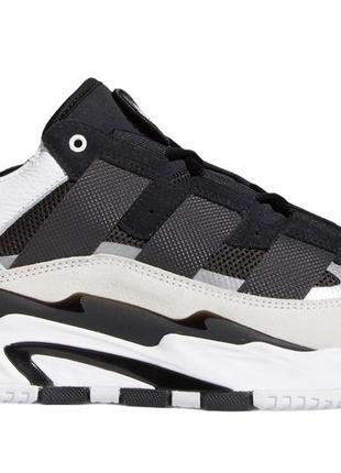 Кроссовки adidas originals niteball cloud white core black silver - h67360