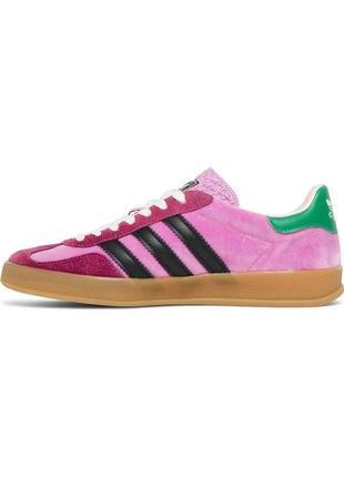 Кроссовки adidas x gucci gazelle pink velvet - 707864 9stu0 5960/hq70842 фото