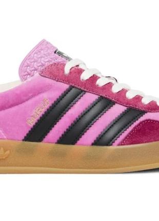 Кросівки adidas x gucci gazelle pink — 707864 9stu0 5960/hq7084