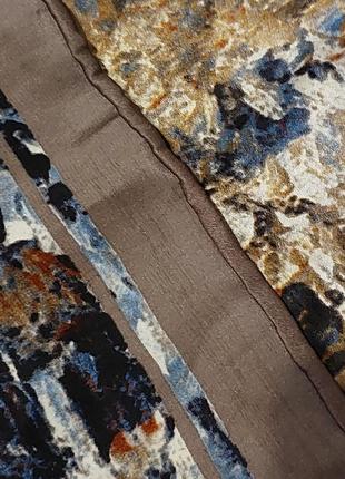 Шелковый платок-картина эмиль пессарро "бульвар монмартр ночью"5 фото