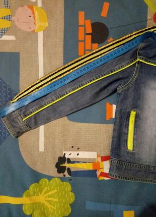 Куртка джинсова,джинсовий піджак на зростання 116-1205 фото