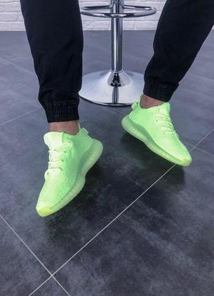 Кроссовки adidas yeezy boost v2 350 glow green9 фото