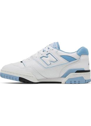 Кроссовки new balance 550 unc white university blue - bb550hl12 фото