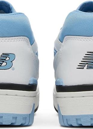 Кроссовки new balance 550 unc white university blue - bb550hl14 фото