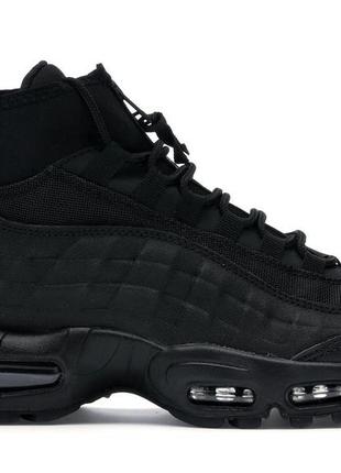 Кроссовки nike air max 95 sneakerboot triple black - 806809-002