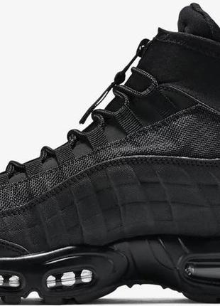 Кроссовки nike air max 95 sneakerboot triple black - 806809-0022 фото