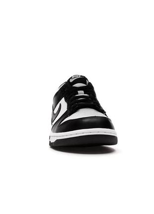 Кроссовки nike dunk low retro white black4 фото