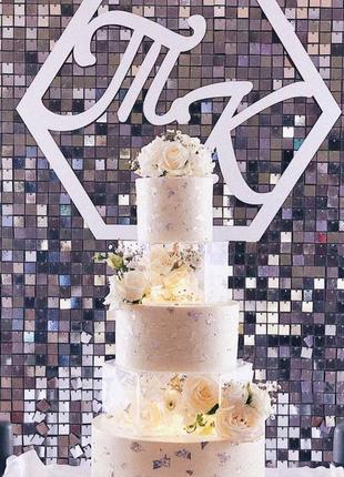 Декорація весільного торта1 фото