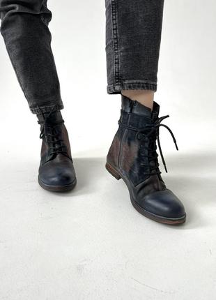 Женские кожаные ботинки post xchange1 фото
