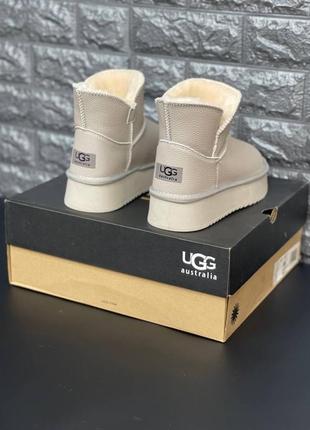 Уггі жіночі на високій підошві ugg australia класичні теплі угг високі3 фото